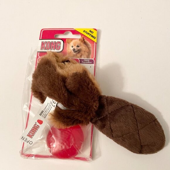 Kong Beaver Removable Squeaker Dog Toy and Martha Steward Pets Adjustable Collar - Picture 11 of 16